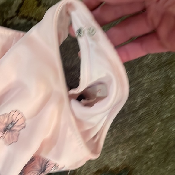 Floral fit & flare dress size 4. Pink, coral & black colors. - Picture 9 of 9